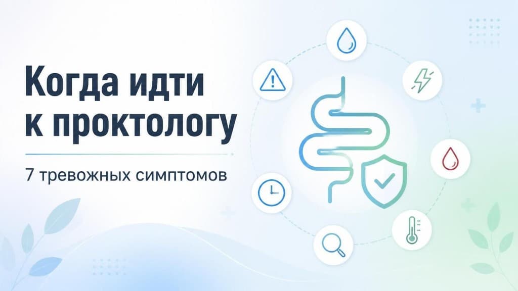 Когда идти к проктологу — 7 тревожных симптомов