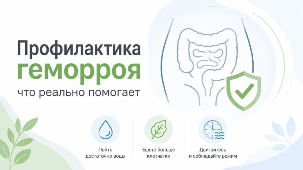 Профилактика геморроя — что реально помогает